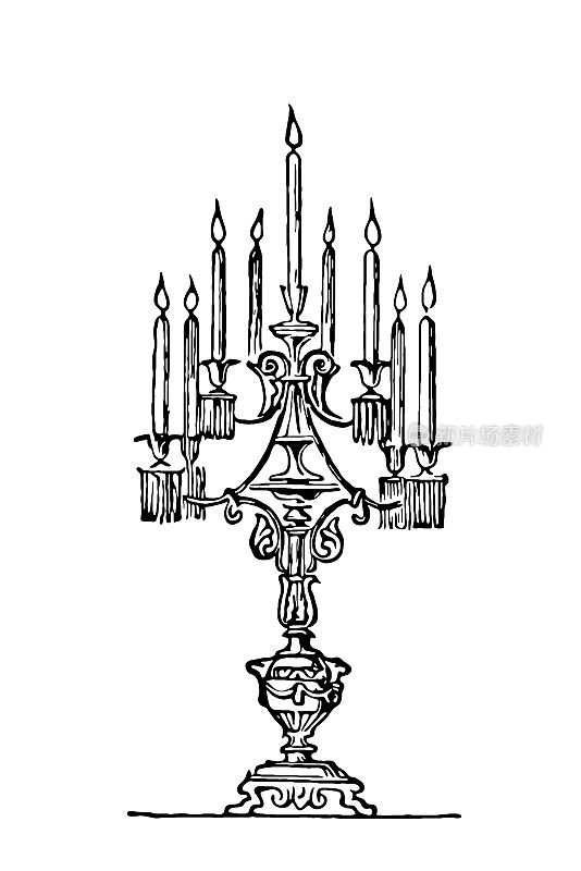 candelabrum(复数candelabrums, candelabra, candelabas)，有时被称为蜡烛树，是指有多个手臂的烛台